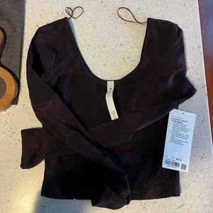Lululemon align long sleeve crop. Size 4
